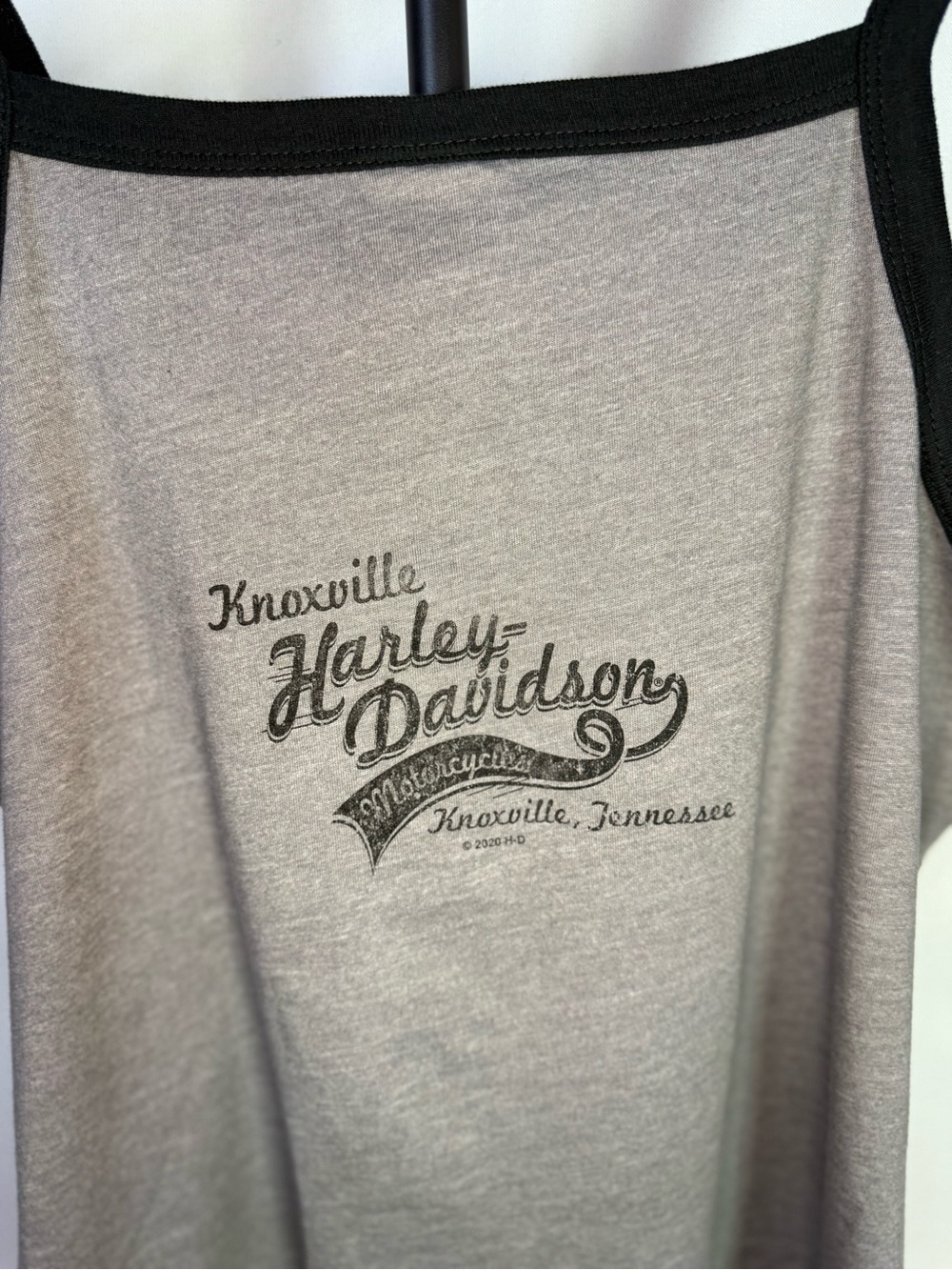 Harley Davidson - Grey Graphic Rhinestone Cami from Knoxville TN - Size L - Picture 5 of 6